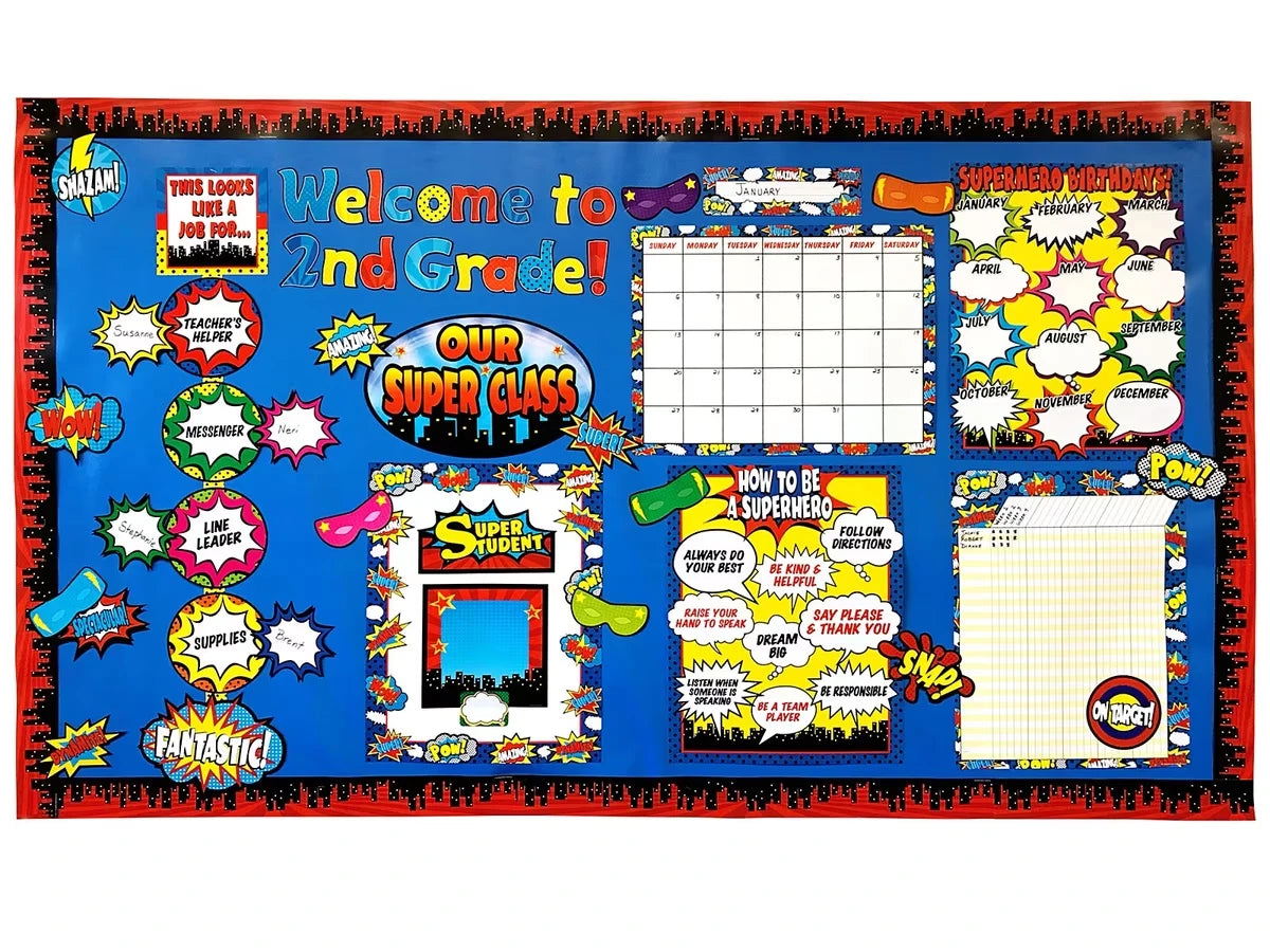 Superhero Classroom Calendar - US 6925