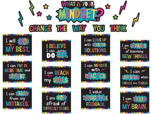 What Is Your Mindset? Bulletin Board Set - US 3075