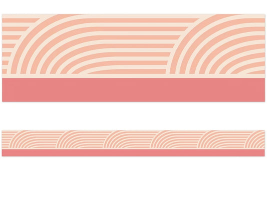 True to You Coral Wave Border - US 4587