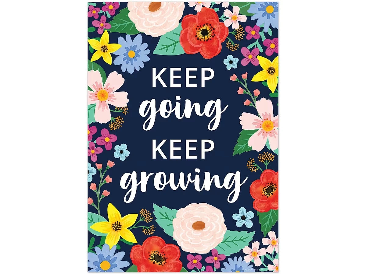 Wildflowers Keep Going Keep Growing Poster - US 8030