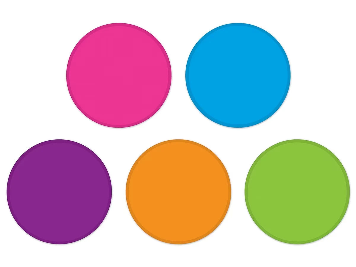 Bright Colors Circle Accents - US 9732