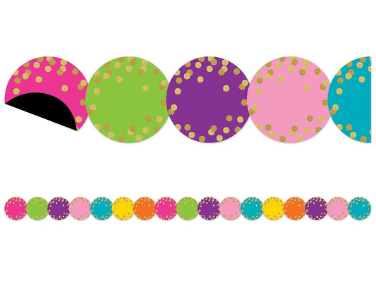 Confetti Circle Magnetic Border - US 4123