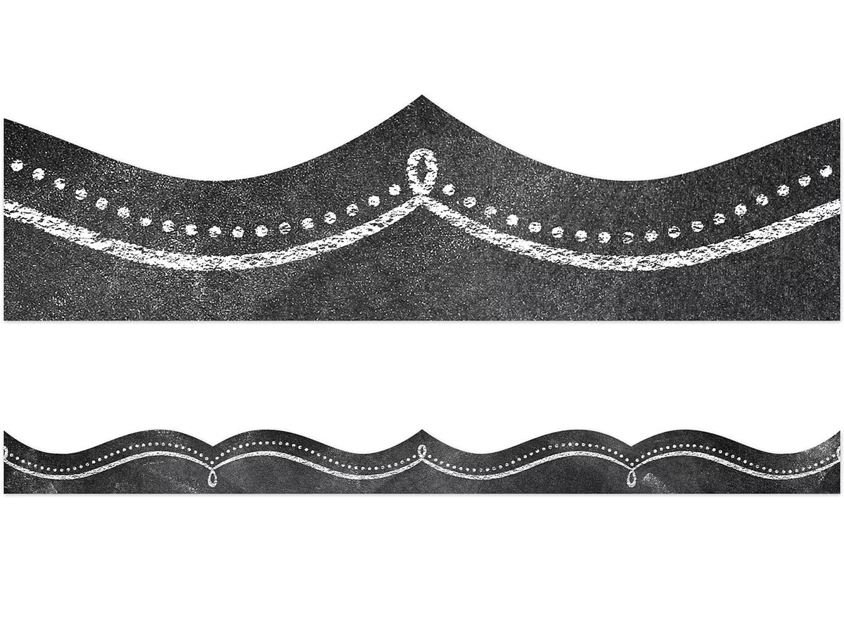 Chalk It Up! Dotted Swirl Border - US 5644