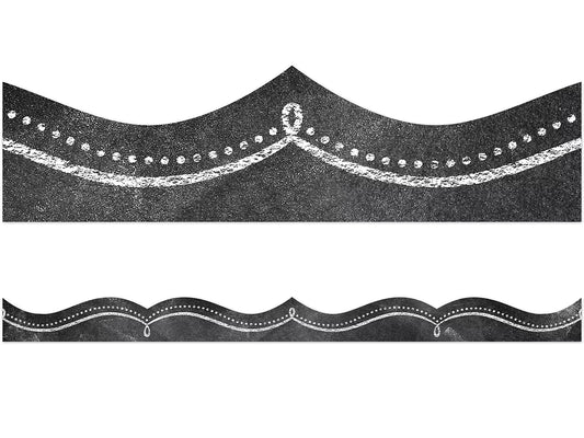 Chalk It Up! Dotted Swirl Border - US 5644