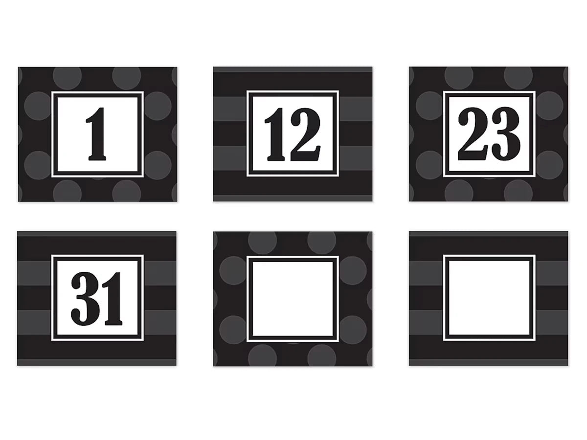 Sassy Double-Sided Calendar Mini Accents - US 1167