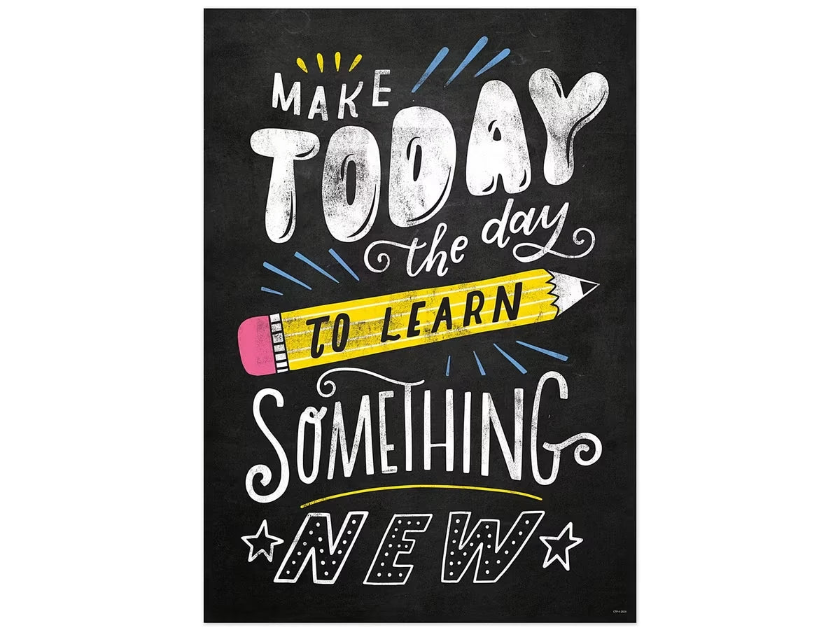 Chalk It Up! Make Today the Day Poster - US 3202