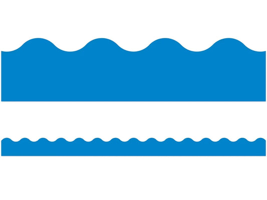 Blue Scalloped Border - US 6013