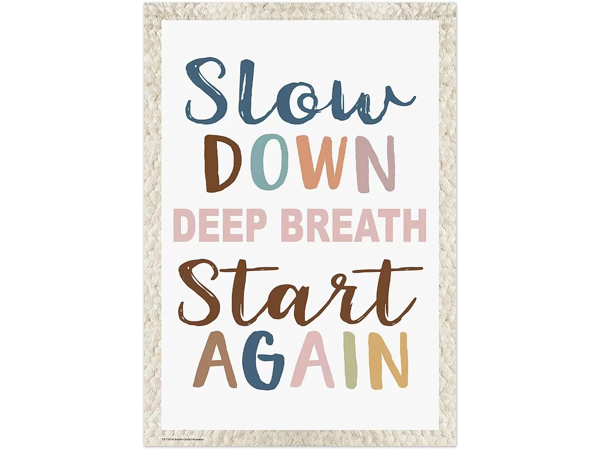 Everyone Is Welcome Slow Down Poster - US 8344
