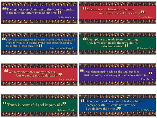 Famous African American Quotes Bulletin Board Set - US 7474