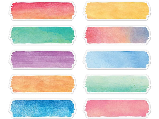 Watercolor Label Accents - US 2820