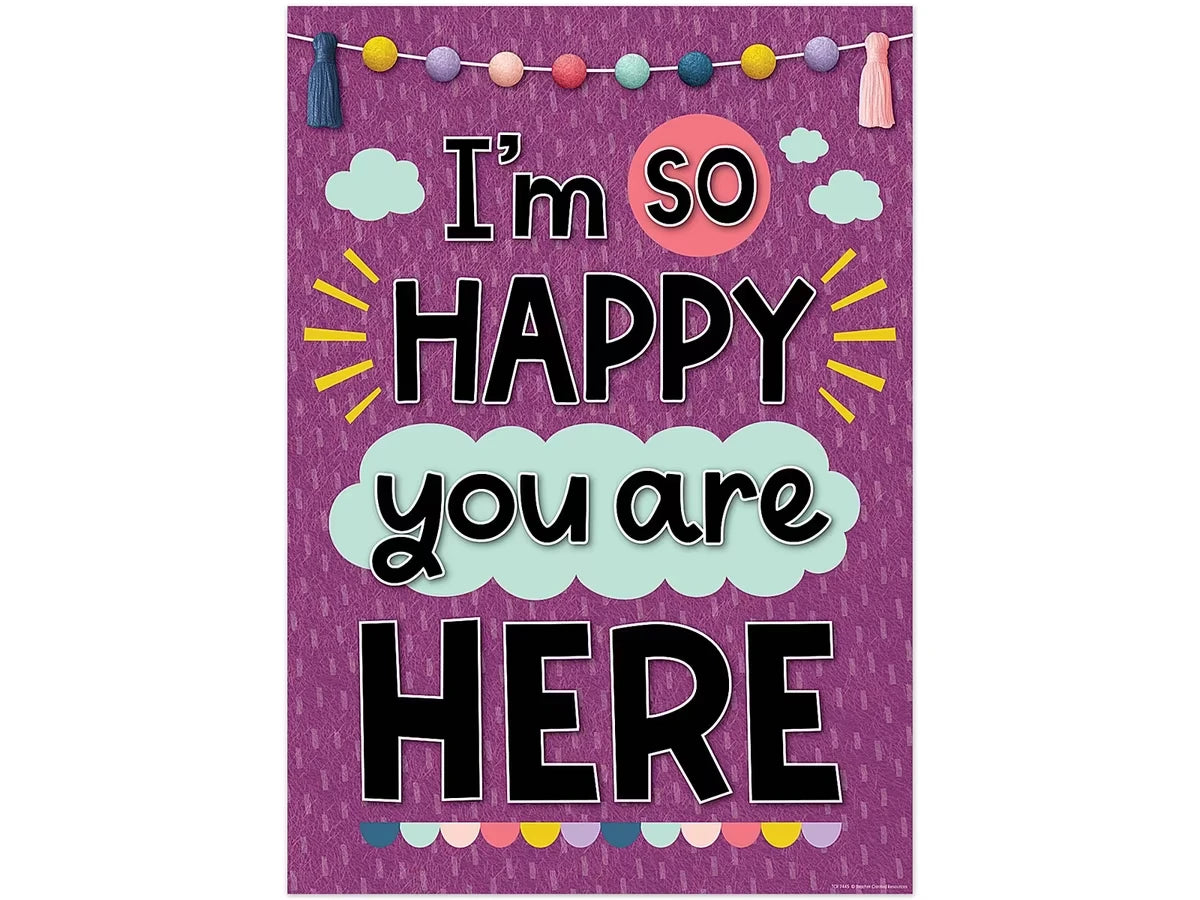 Oh Happy Day! I’m So Happy You Are Here Poster - US 6384