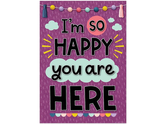 Oh Happy Day! I’m So Happy You Are Here Poster - US 6384