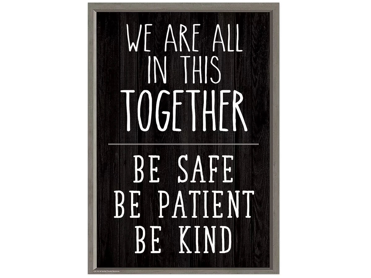 Home Sweet Classroom We Are All in This Together Poster - US 7247