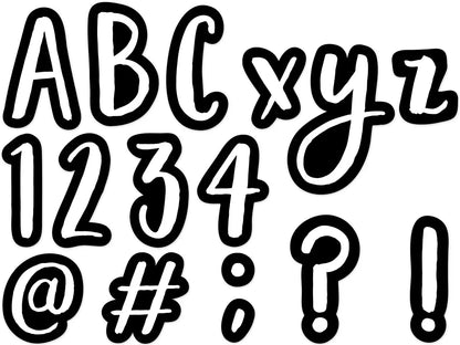 Bold & Bright 4" Punch-Out Letters - US 1824