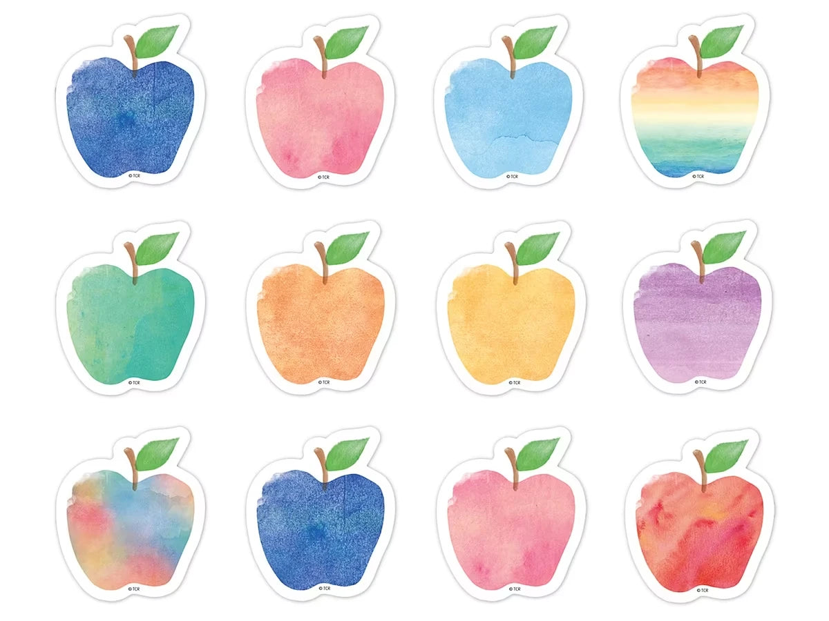 Watercolor Apple Mini Accents - US 6682