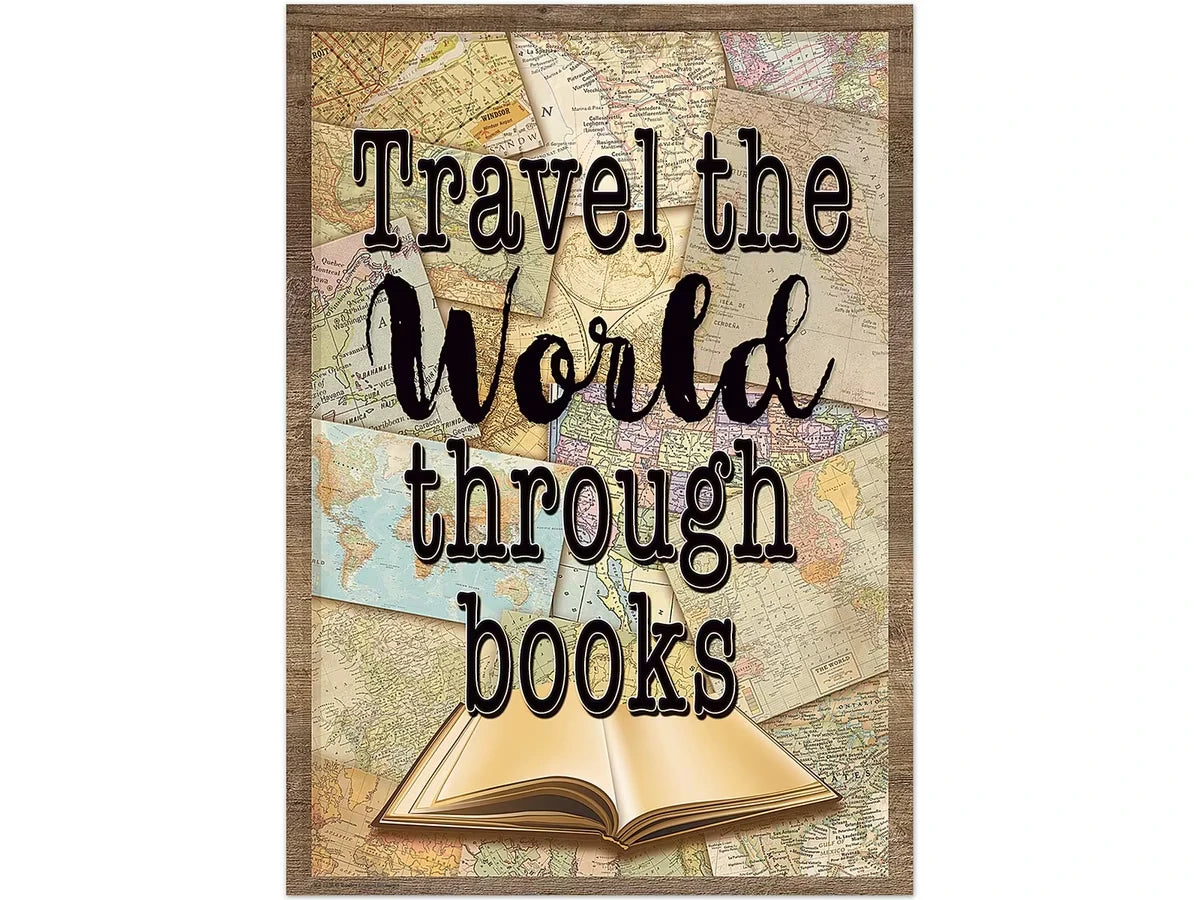 Travel the Map! Books Poster - US 2683