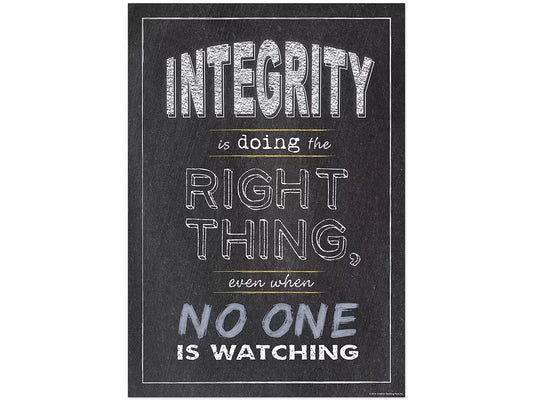 Chalk It Up! Integrity Poster - US 3135