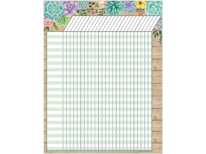 Rustic Bloom Incentive Chart - US 2632