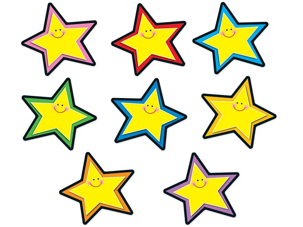 Happy Stars Yellow Accents - US 3932