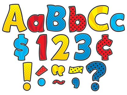 Superhero 4" Punch-Out Letters - US 4611