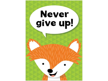 Woodland Friends Never Give Up Poster - US 4477