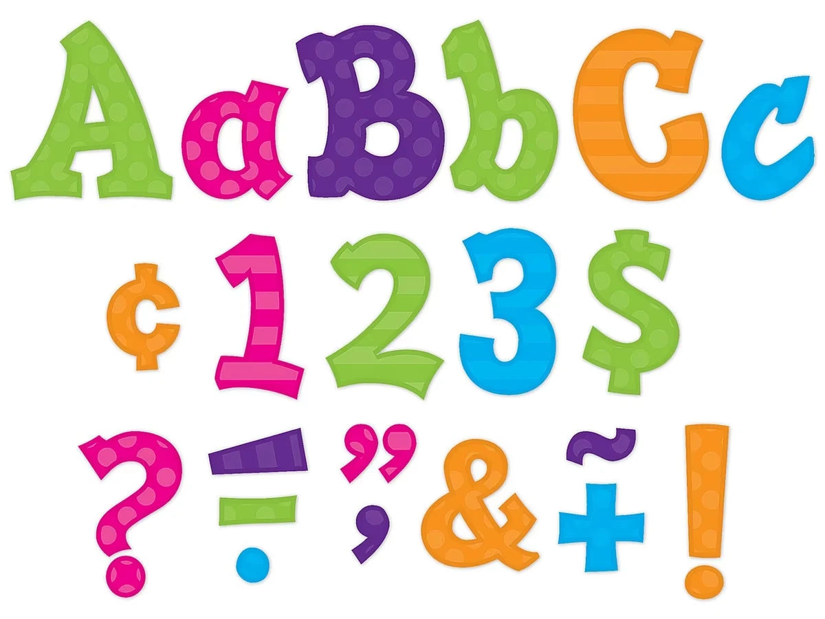 Sassy 5" Punch-Out Letters - US 5106