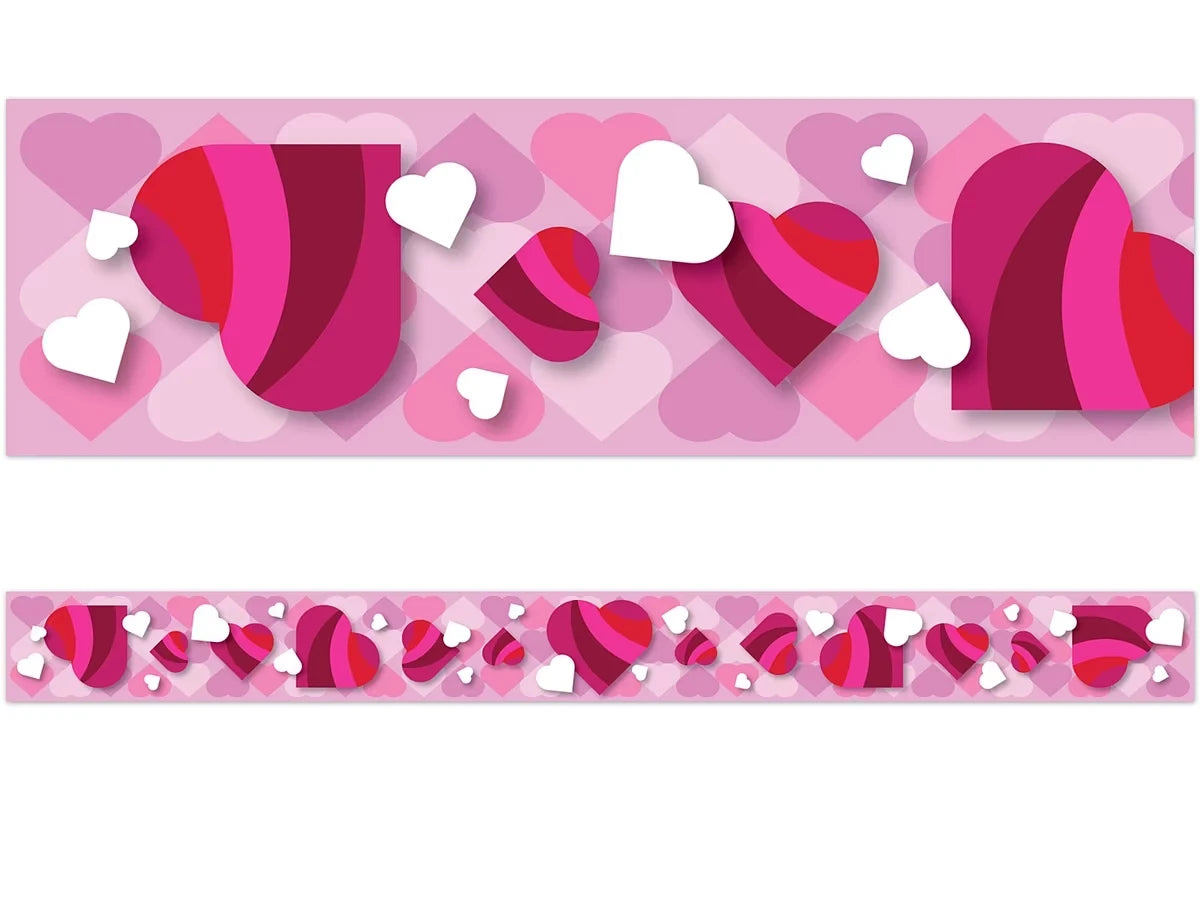 Hearts & Clovers Double-Sided Holiday Border - US 3366