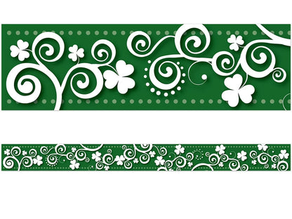 Hearts & Clovers Double-Sided Holiday Border - US 3366