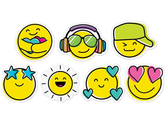 Kind Vibes Smiley Face Accents - US 4326