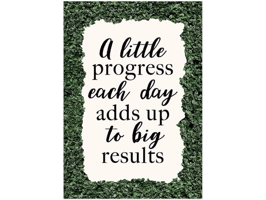 Modern Farmhouse A Little Progress Poster - US 6669