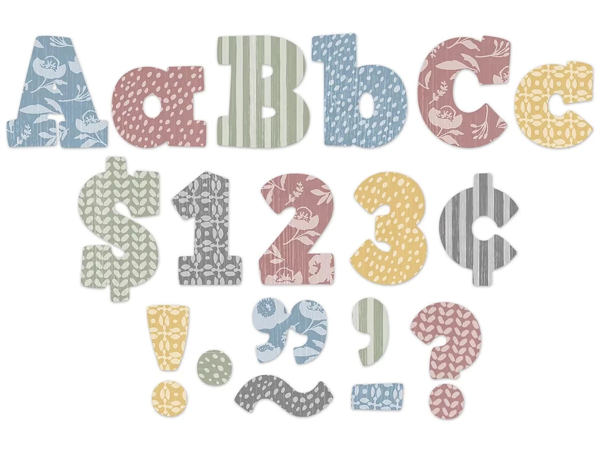 Classroom Cottage 4" Punch-Out Letters - US 8488