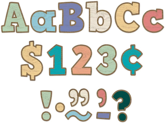 Home Sweet Classroom Painted Wood 4" Punch-Out Letters - US 1180