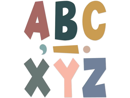 Wonderfully Wild 7" Punch-Out Letters - US 7035