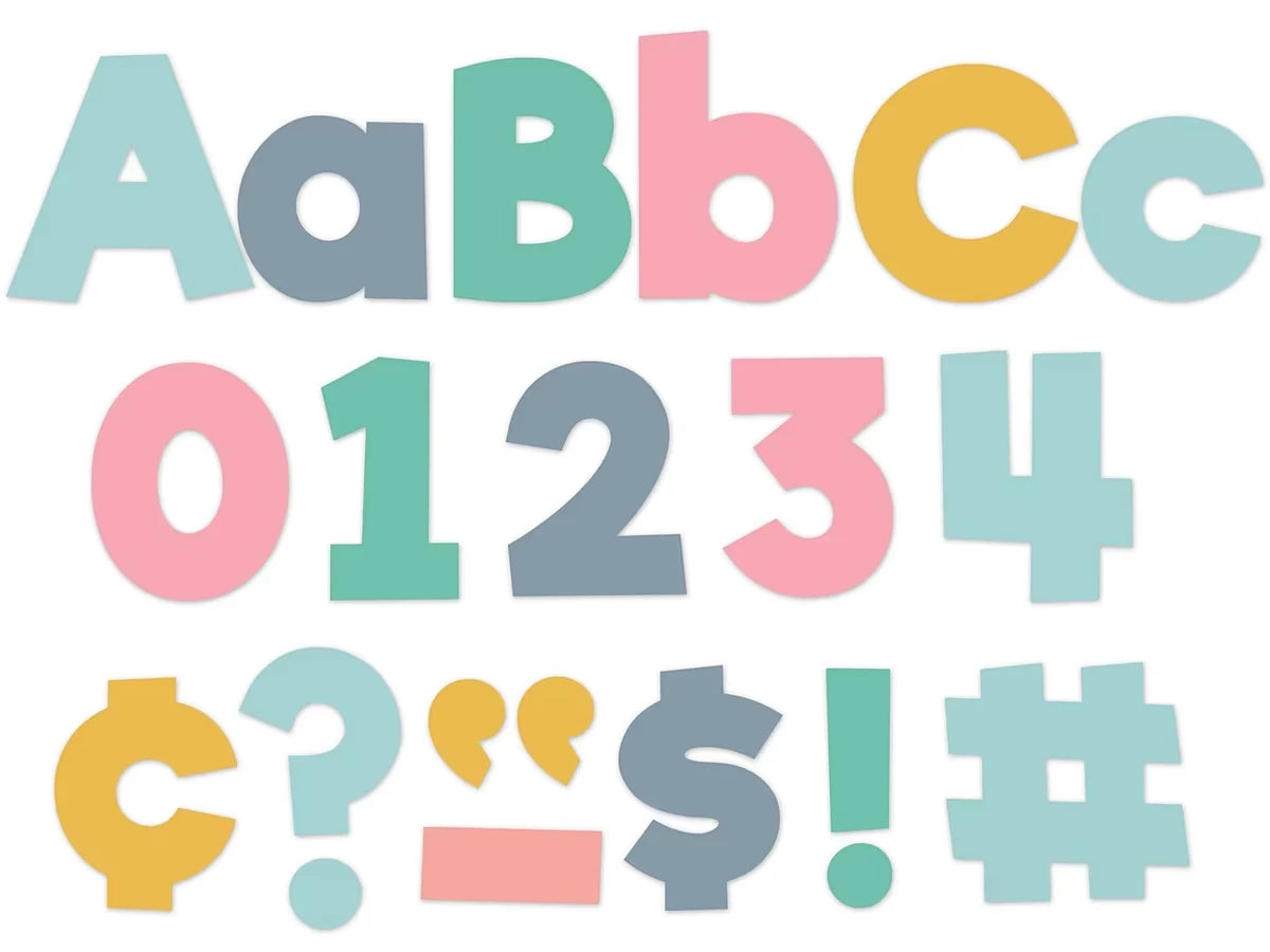 Boho 4" Punch-Out Letters - US 5868