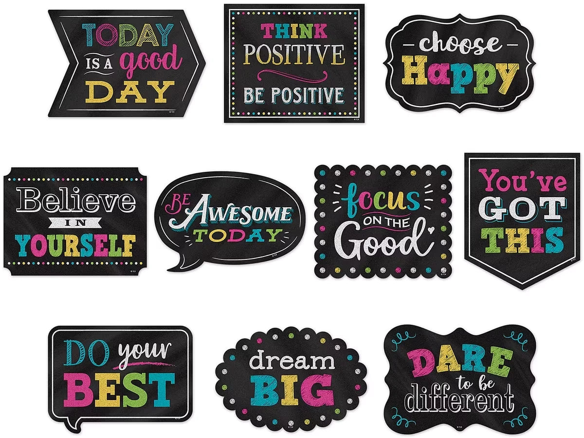 Chalkboard Brights Motivational Accents - US 3457
