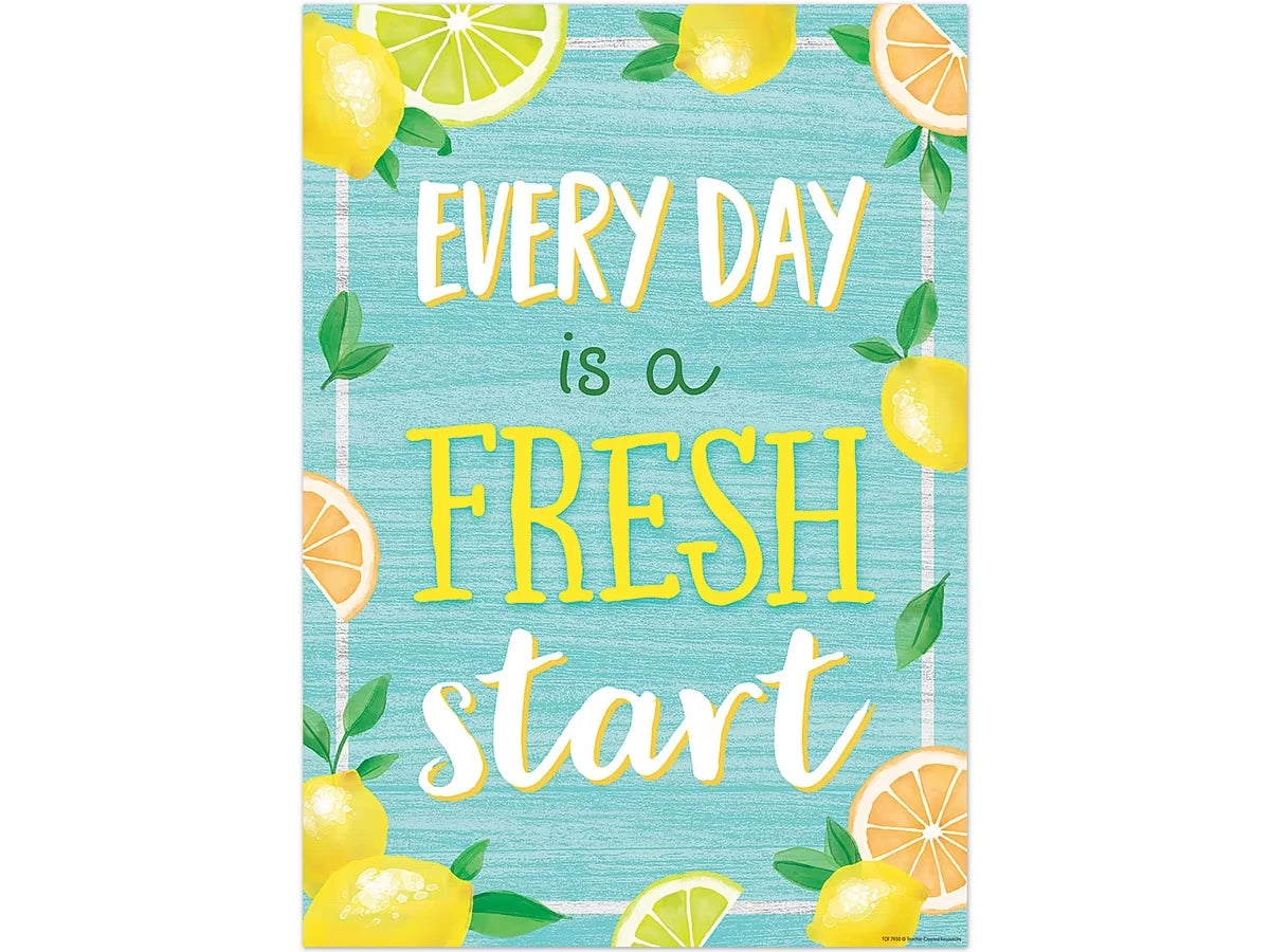 Lemon Zest Every Day Is a Fresh Start Poster - US 1141