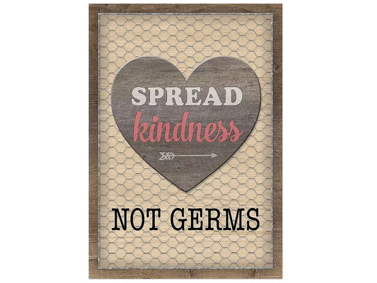 Home Sweet Classroom Spread Kindness Not Germs Poster - US 9847