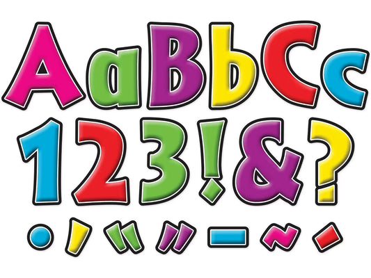 Neon 4" Punch-Out Letters - US 7482