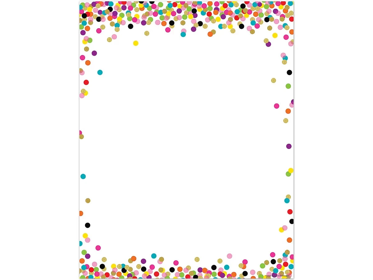Confetti Blank Poster - US 5586