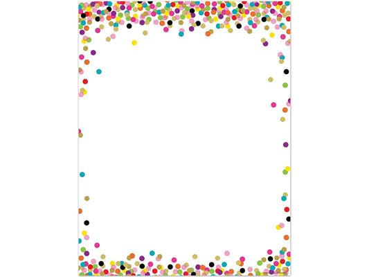 Confetti Blank Poster - US 5586