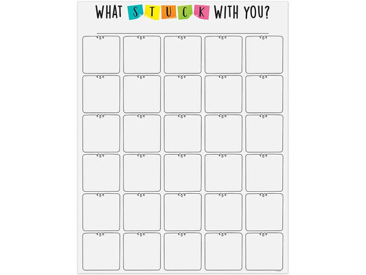 What Stuck with You? Reference Poster - US 3084
