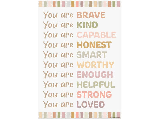 Terrazzo Tones You Are Poster - US 2326