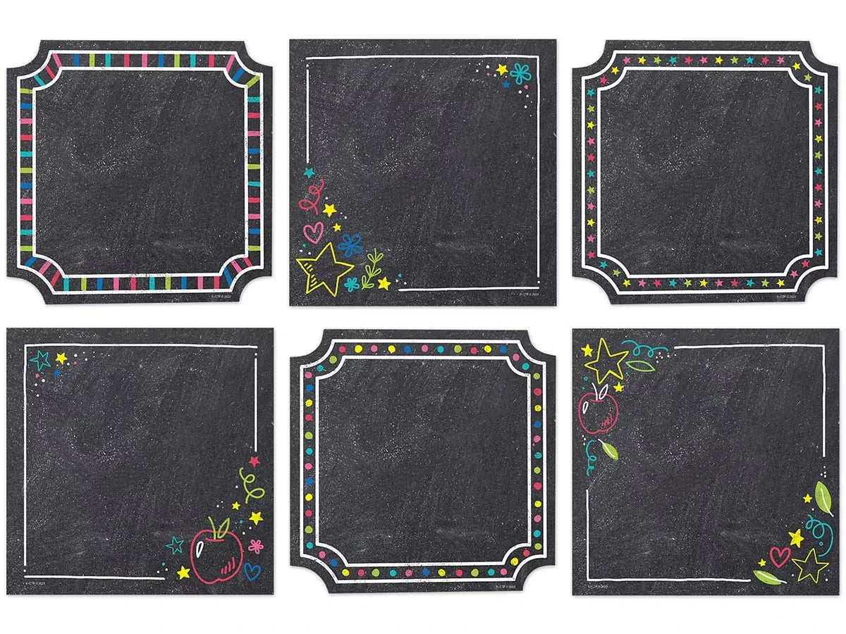 Chalk It Up! Colorful Chalk Card Accents - US 7891
