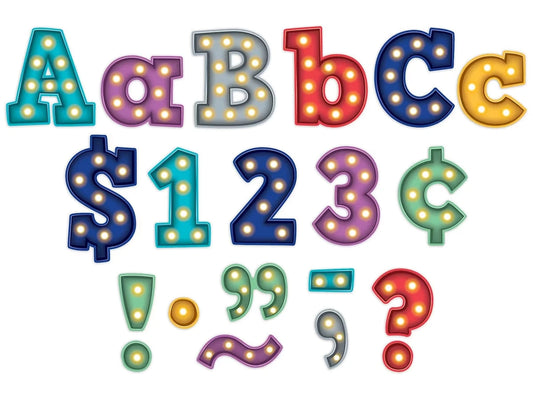 Marquee 4" Punch-Out Letters - US 4102