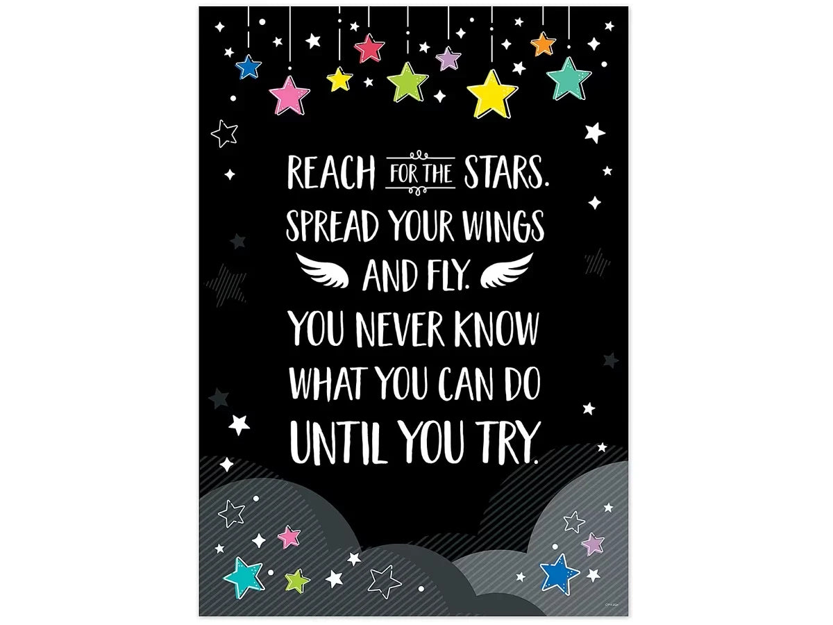 Star Bright Reach for the Stars Motivational Posters - US 2959