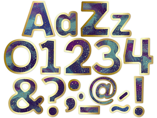 Galaxy 4" Punch-Out Letters - US 7893
