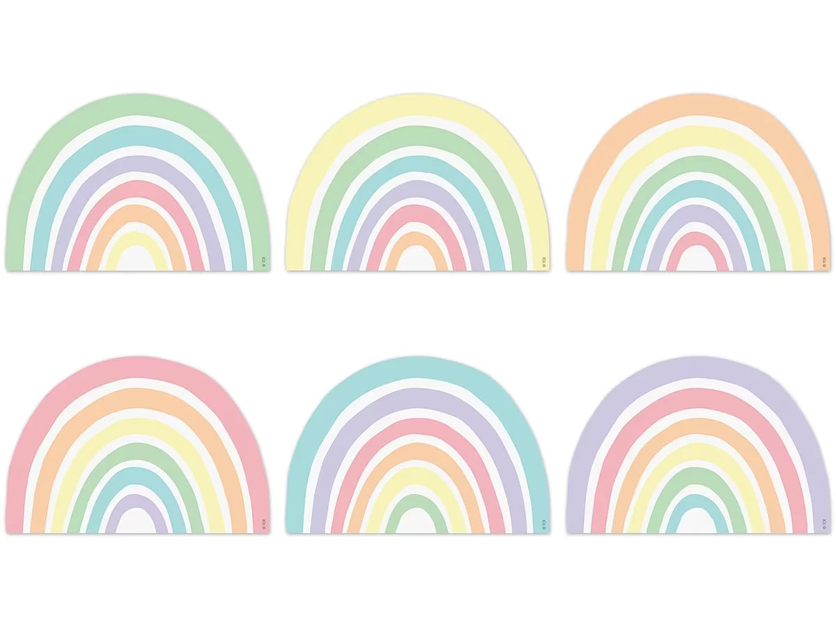 Pastel Pop Rainbow Accents - US 9876