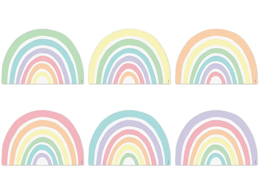 Pastel Pop Rainbow Accents - US 9876