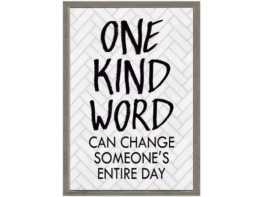 Modern Farmhouse One Kind Word Poster - US 1870