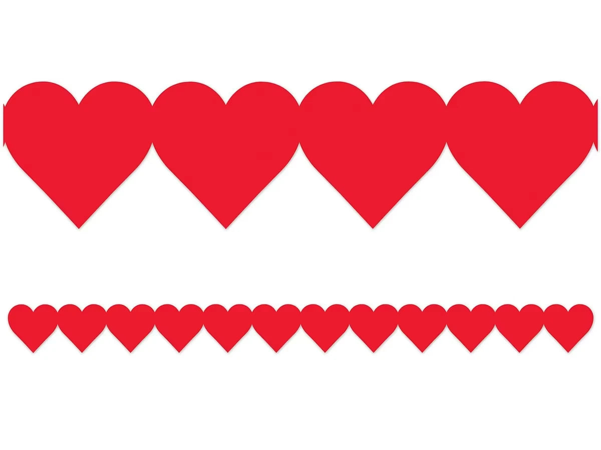 Red Heart Border - US 4515